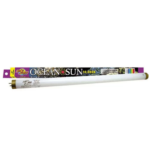 Zoo Med Ocean Sun Fluorescent T8 Lamp - 10,000k - 17W - 24 In. 1 Zoo Med Ocean Sun Fluorescent T8 Lamp - 10,000k - 17W - 24 In.