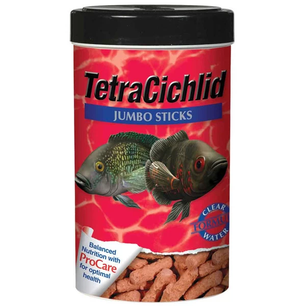TetraCichlid Jumbo Sticks - 7.4 Oz. 1 TetraCichlid Jumbo Sticks - 7.4 Oz.