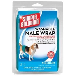 Simple Solution Washable Wraps - For Male Dogs 15 To 45 Lb.