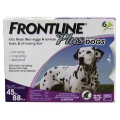 Frontline Plus For Dogs - Large - 45 To 88 Lb. - 6 Pk