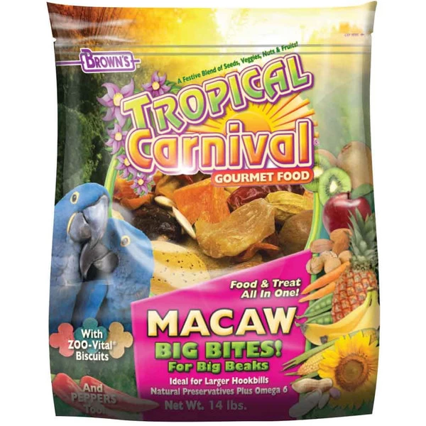 Tropical Carnival Gourmet Food For Macaws - 14 Lb 1 Tropical Carnival Gourmet Food For Macaws - 14 Lb