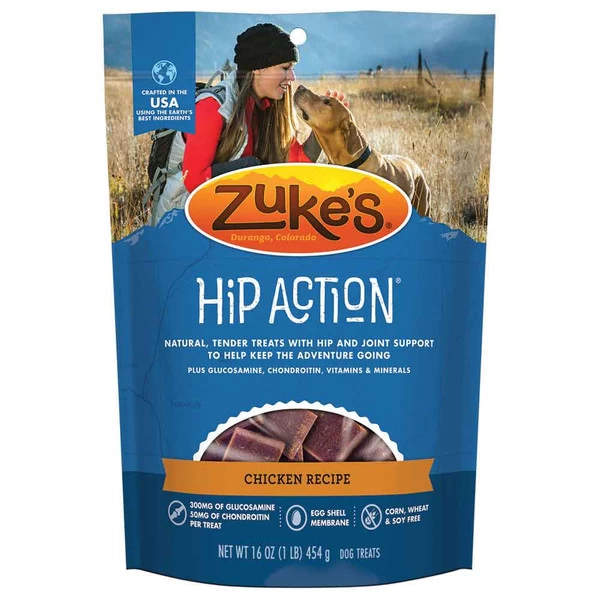 Merrick Dog Treats - Zukes Hip Action - Chicken - 1 Lb 1 Merrick Dog Treats - Zukes Hip Action - Chicken - 1 Lb