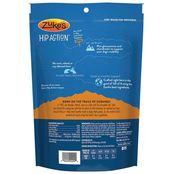 Merrick Dog Treats - Zukes Hip Action - Chicken - 1 Lb 2 Merrick Dog Treats - Zukes Hip Action - Chicken - 1 Lb - Image 2