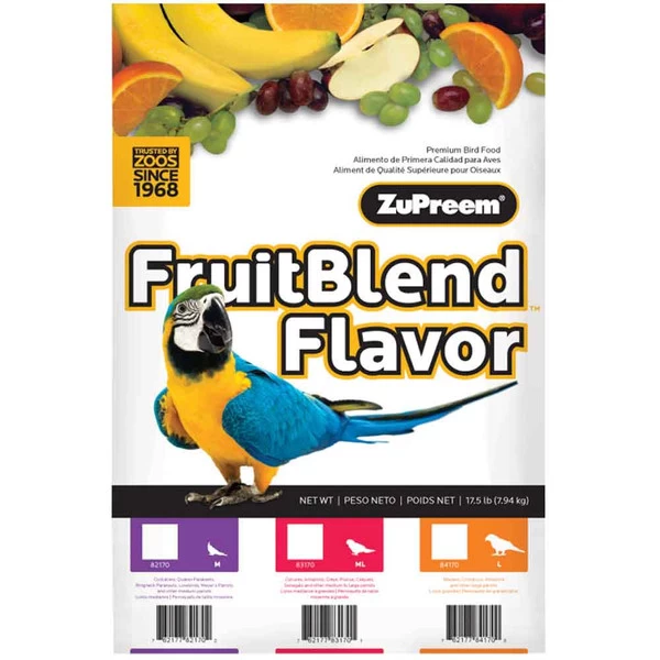 Zupreem - FruitBlend Flavor - Parrot & Conure - 17.5 Lb 1 Zupreem - FruitBlend Flavor - Parrot & Conure - 17.5 Lb