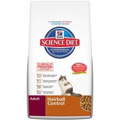 Science Diet Feline Adult - Hairball Control Formula - 7 Lb.