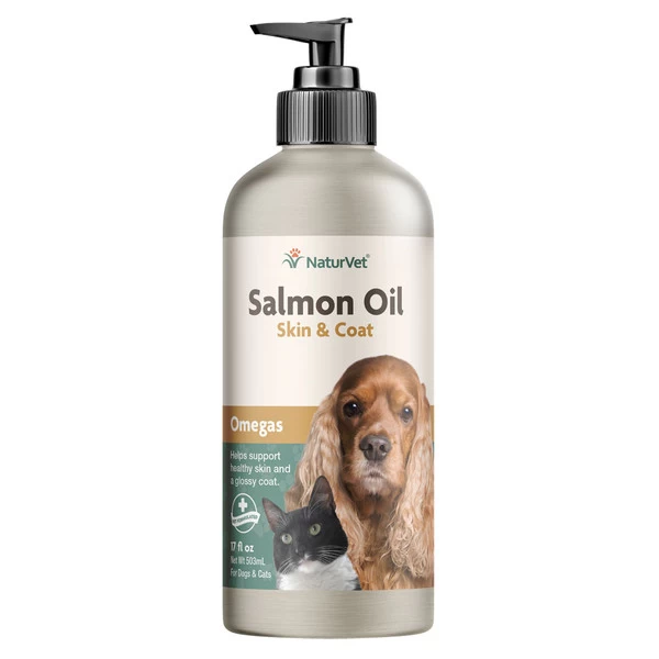 NaturVet Salmon Oil For Dogs And Cats Unscented - 17 Oz. 1 NaturVet Salmon Oil For Dogs And Cats Unscented - 17 Oz.
