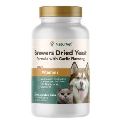 NaturVet Brewers Yeast And Garlic - 500 Ct.