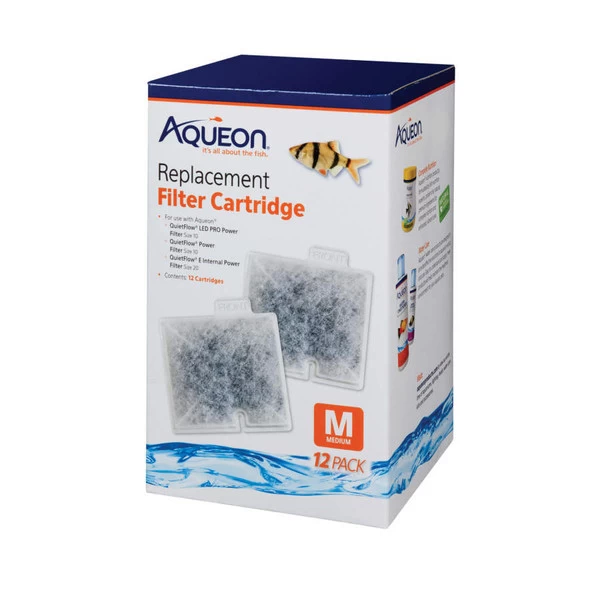 Aqueon Medium Filter Cartridge - 12 Pk. 1 Aqueon Medium Filter Cartridge - 12 Pk.