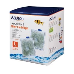 Aqueon Replacement Filter Cartridges Large - 12 Pack