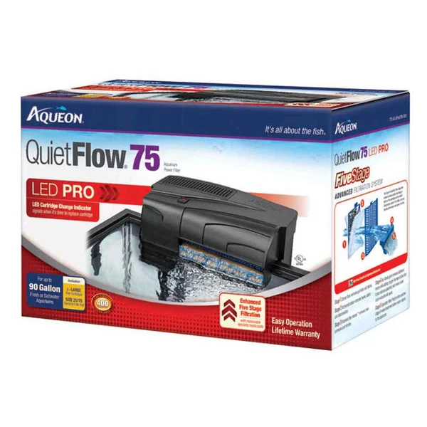Aqueon Quietflow 75 LED Pro Aquarium Power Filter 2 Aqueon Quietflow 75 LED Pro Aquarium Power Filter - Image 2