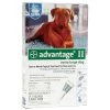 Advantage II For Dogs & Puppies - Blue - 55 Lb & Over - 4 Pk