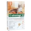 Advantage II For Cats And Kittens - Orange - 5 To 9 Lb. - 4 Pk