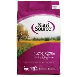 Nutrisource Cat/Kitten Food - Chicken & Rice - 16 Lb.