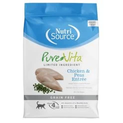 Pure Vita Grain Free Chicken & Peas Entree Cat Food - 15 Lb.