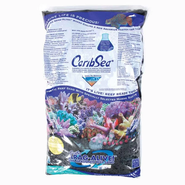 Arag-Alive Hawaiian Black Reef Sand - 20 Lb. 1 Arag-Alive Hawaiian Black Reef Sand - 20 Lb.