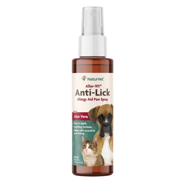 NaturVet Aller-911 Anti-Lick Paw Spray 8 Oz. 1 NaturVet Aller-911 Anti-Lick Paw Spray 8 Oz.