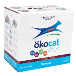 Okocat Natural Wood Clumping Cat Litter - 12 Lb.