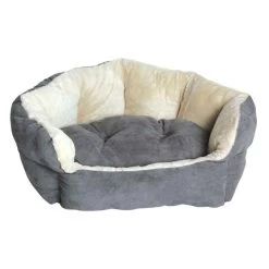 Spot Reversible Cushion Dog Bed - Light Grey - 18 In.