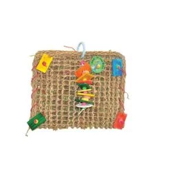 Happy Beak Bird Toy - Vine Mat Forage Pouch