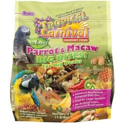 Tropical Carnival Natural Parrot & Macaw Food - 4 Lb.