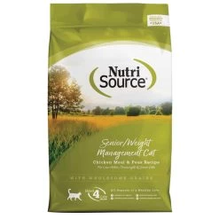 Nutrisource Cat Food - Senior Weight Mgt- Chicken - 6.6 Lb