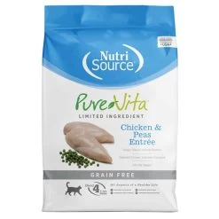 Nutrisource Cat Food - Pure Vita Grain Free - Chicken- 6.6lb