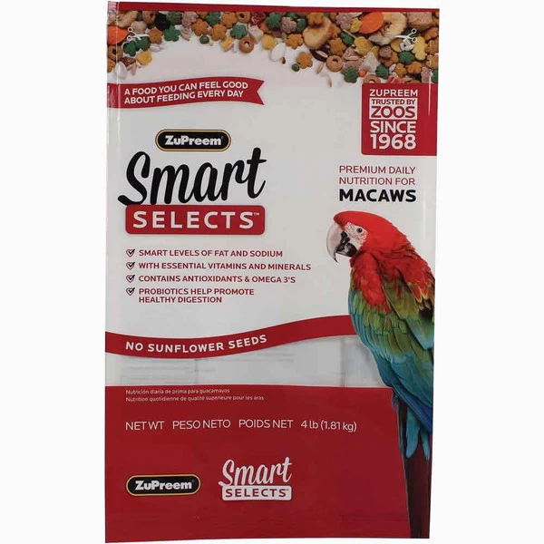 Zupreem - Smart Selects - Large Bird - 4 Lb 1 Zupreem - Smart Selects - Large Bird - 4 Lb