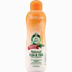 Tropiclean Natural Flea & Tick - Shampoo Max Strength - 20 Oz