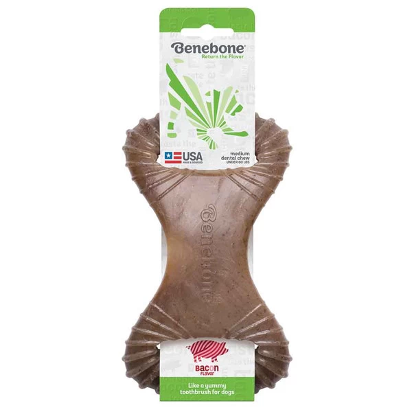 Benebone Dental Chew - Bacon - Regular 2 Benebone Dental Chew - Bacon - Regular - Image 2