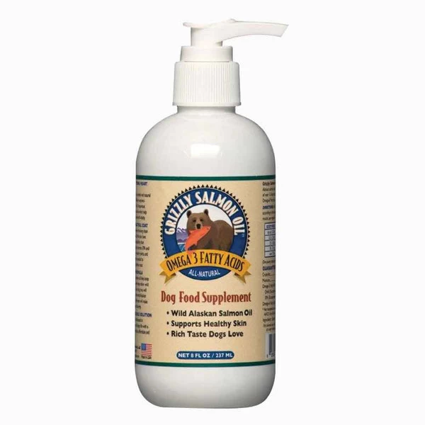 Grizzly Salmon Oil Plus - Dogs - 8 Oz. Pump 1 Grizzly Salmon Oil Plus - Dogs - 8 Oz. Pump