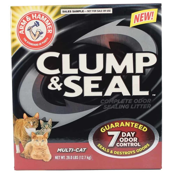 Arm & Hammer Clump & Seal MultiCat Litter - 28lb 1 Arm & Hammer Clump & Seal MultiCat Litter - 28lb