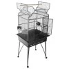Victorian Open Top Bird Cage - 26 In X 20 In X 65 In - Platinum
