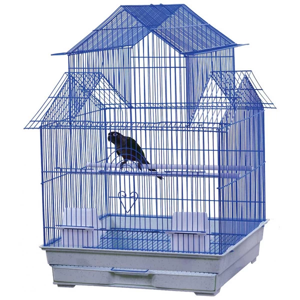 House Top Bird Cage - 18 In. X 18 In. X 27 In. 1 House Top Bird Cage - 18 In. X 18 In. X 27 In.