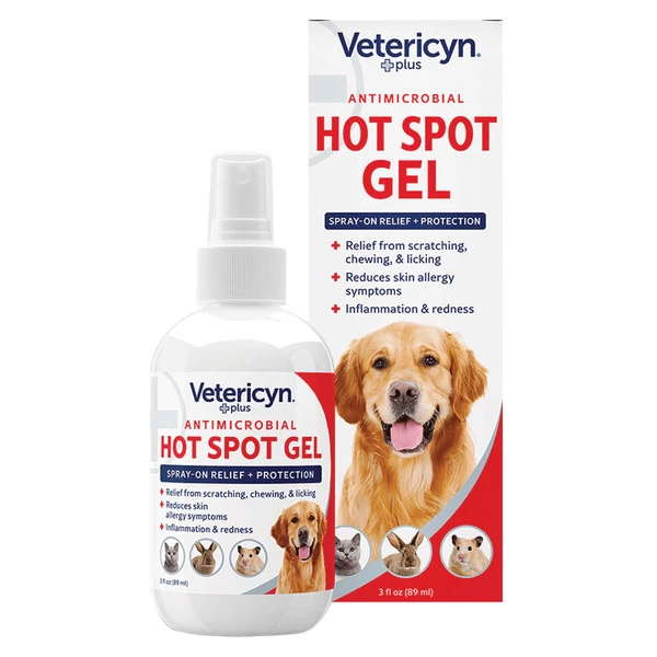 Vetericyn Plus Hot Spot Antimicrobrial Gel - 3 Oz 1 Vetericyn Plus Hot Spot Antimicrobrial Gel - 3 Oz