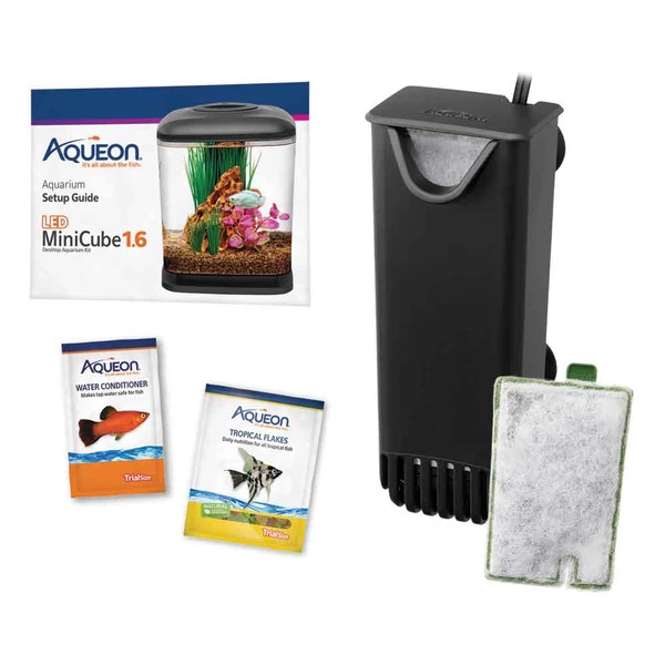 Aqueon - LED Mini Cube Aquarium Kit - 1.6 Gal 3 Aqueon - LED Mini Cube Aquarium Kit - 1.6 Gal - Image 3