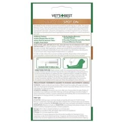 Vet's Best Flea & Tick Drops - Medium - 4 Ct 5 Vet's Best Flea & Tick Drops - Medium - 4 Ct -Animal Supplies Store 280168 3