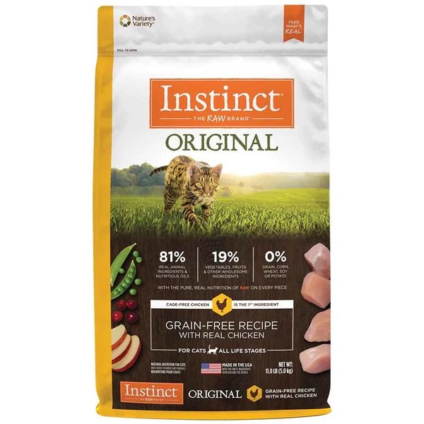 Nature's Variety NV Instinct Cat Food - Chicken - 11 Lb 1 Nature's Variety NV Instinct Cat Food - Chicken - 11 Lb