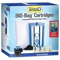 Tetra Stay Clean Bio-Bag Cartridge - Large - 8 Pk