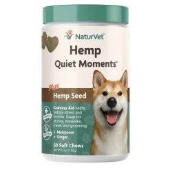 NaturVet - Hemp Quiet Moments - Dog - Soft Chews - 60 Ct