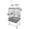 Playtop Bird Cage - 32 In X 23 In X 66 In - Platinum