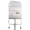 Economy Dome Top Bird Cage - 20 In X 20 In X 58 In - Platinum