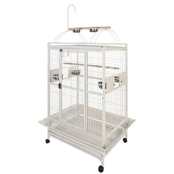 PlayTop Bird Cage - 36 In X 28 In X 66 In - White 1 PlayTop Bird Cage - 36 In X 28 In X 66 In - White