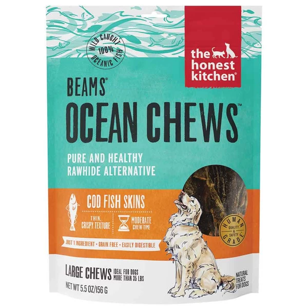 Honest Kitchen - Beams Ocean Chews - Cod - Large 1 Honest Kitchen - Beams Ocean Chews - Cod - Large