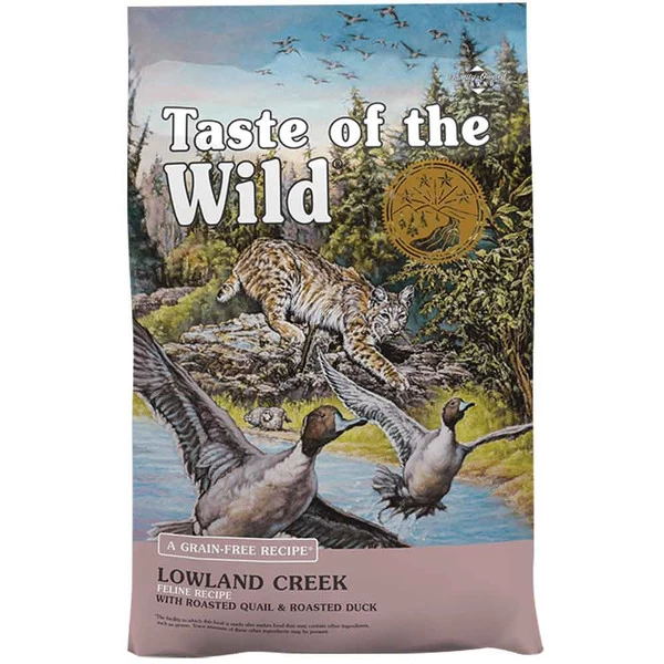 Taste Of The Wild TOTW Lowland Creek Roasted Quail & Duck Cat Food - 14 Lb 1 Taste Of The Wild TOTW Lowland Creek Roasted Quail & Duck Cat Food - 14 Lb