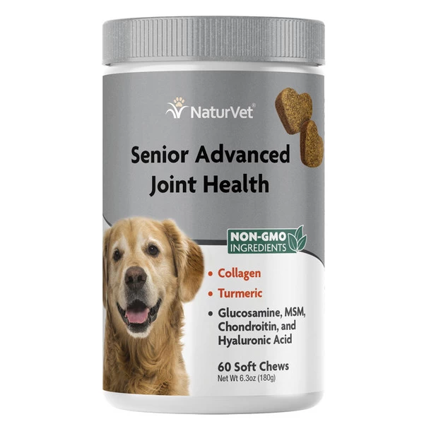 NaturVet Senior Advanced Joint Health Soft Chews For Dogs - 60ct 1 NaturVet Senior Advanced Joint Health Soft Chews For Dogs - 60ct