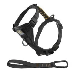 Kurgo Smart Harness W/ Belt Loop - Large - Black
