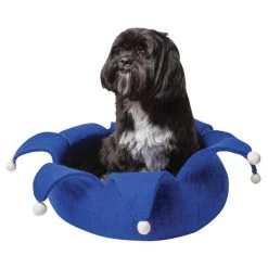 Distinctly Himalayan Holiday Petal Basket - Blue - 20 In.