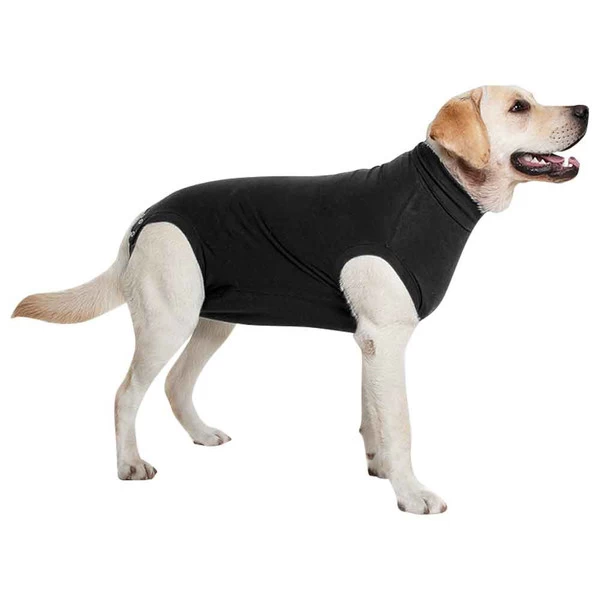 Suitical Black Recovery Suit - Dog - Large 1 Suitical Black Recovery Suit - Dog - Large