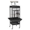 Select Cockatiel Cage - 18 In. X 18 In. X 57 In. - Black