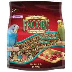 FM Brown Encore Gourmet Foraging Feast Parakeet Food - 3 Lb